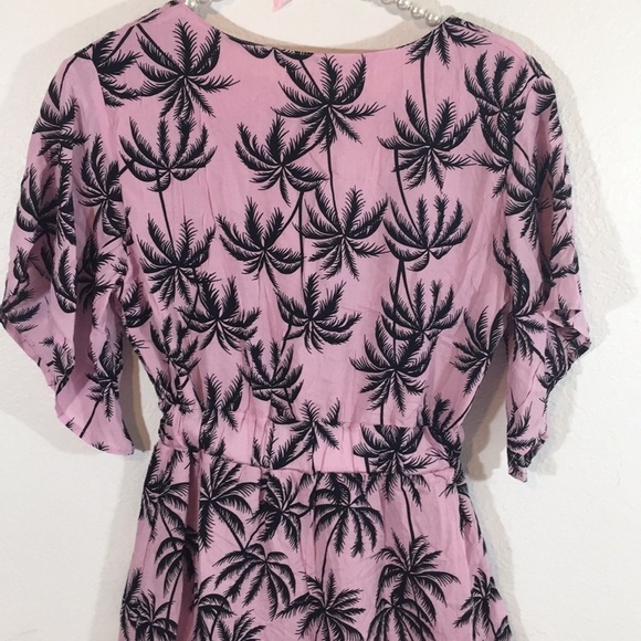 Boho Soul PINK Palm Dress New size Small - Picture 5 of 7